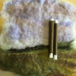 artwork with silk embroidery threads 