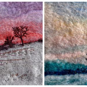 Snow theme pack of 8 greetings cards
